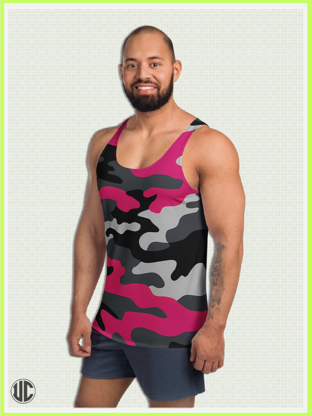 Savage Pink Camo – Men’s Tank Top product image (1)