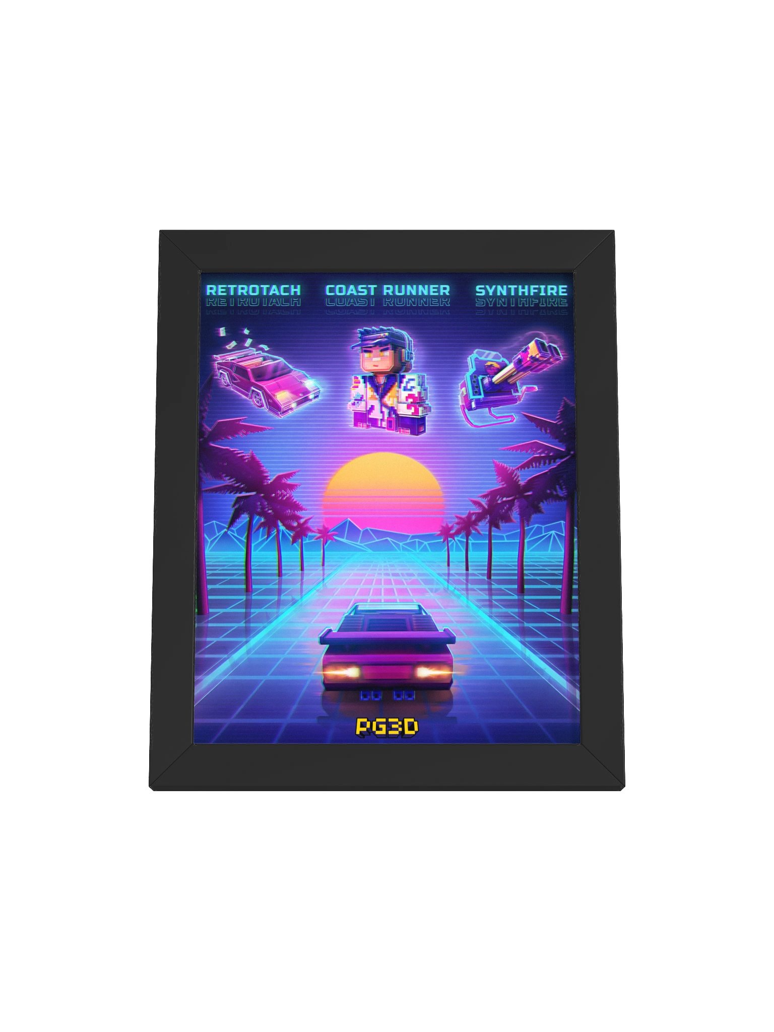 Sunset Retrowave Season Poster product image (1)