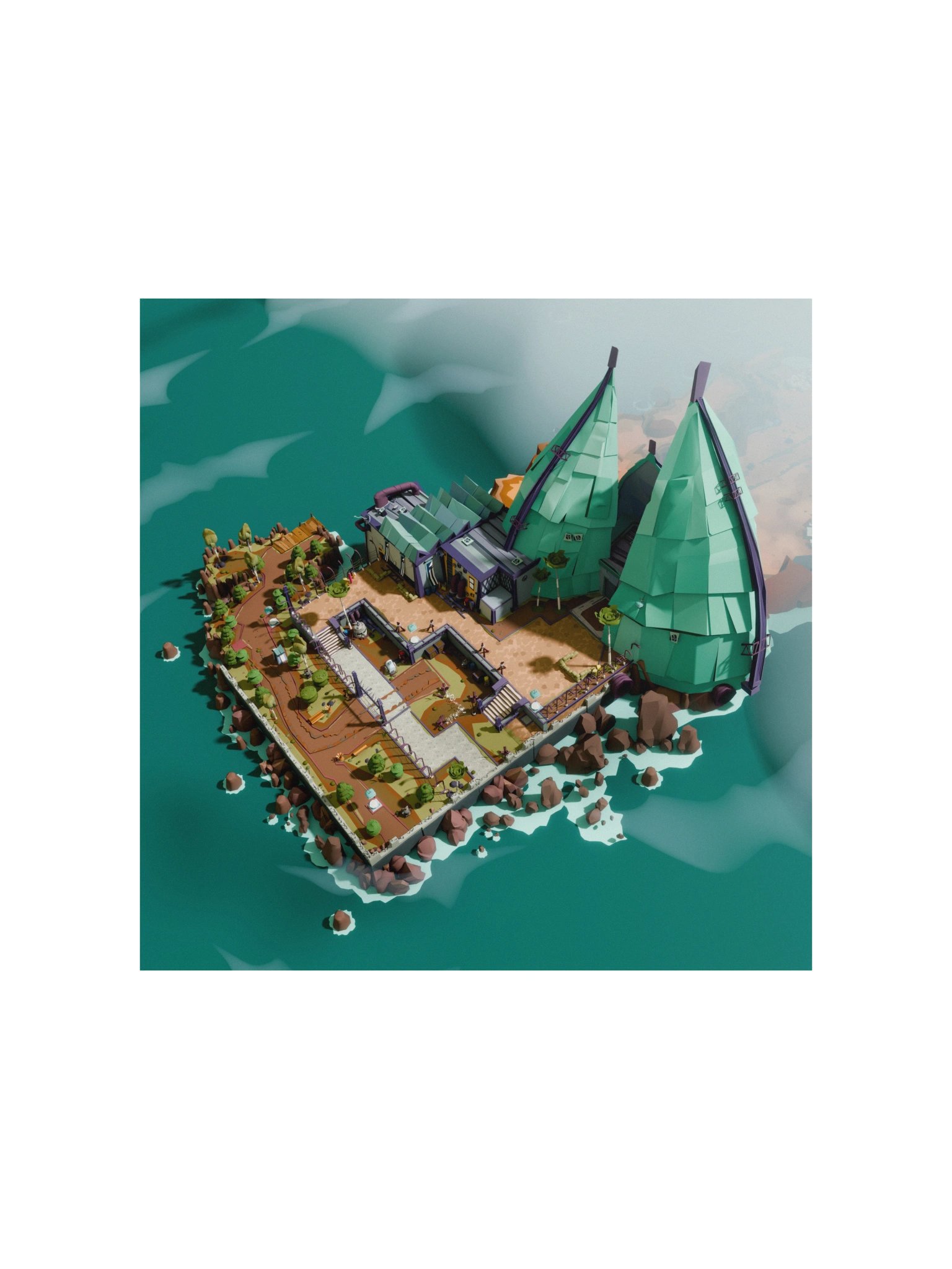 Fortress Island — Art Print product image (1)