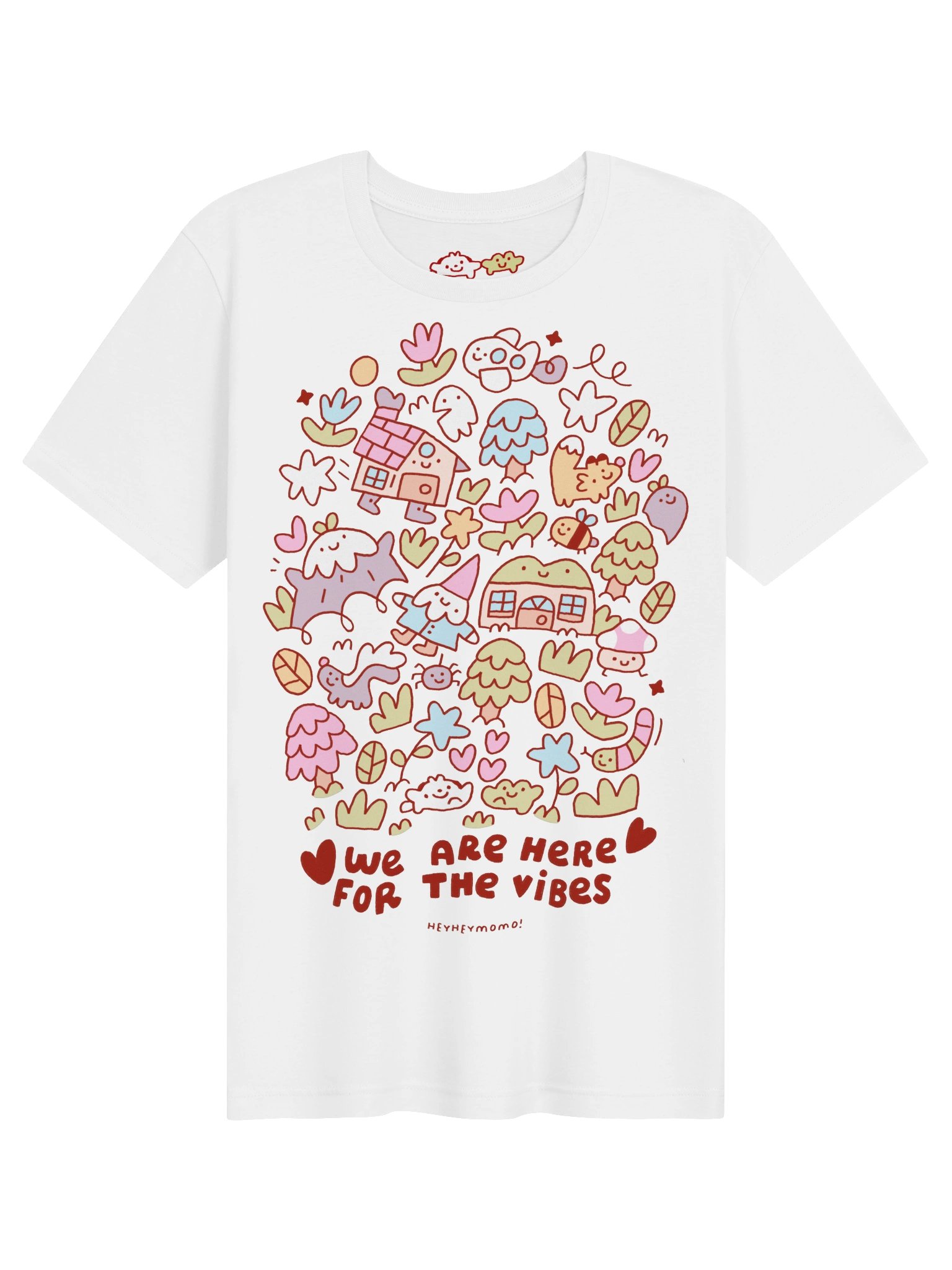 We are here for the Vibes - T-Shirt product image (1)