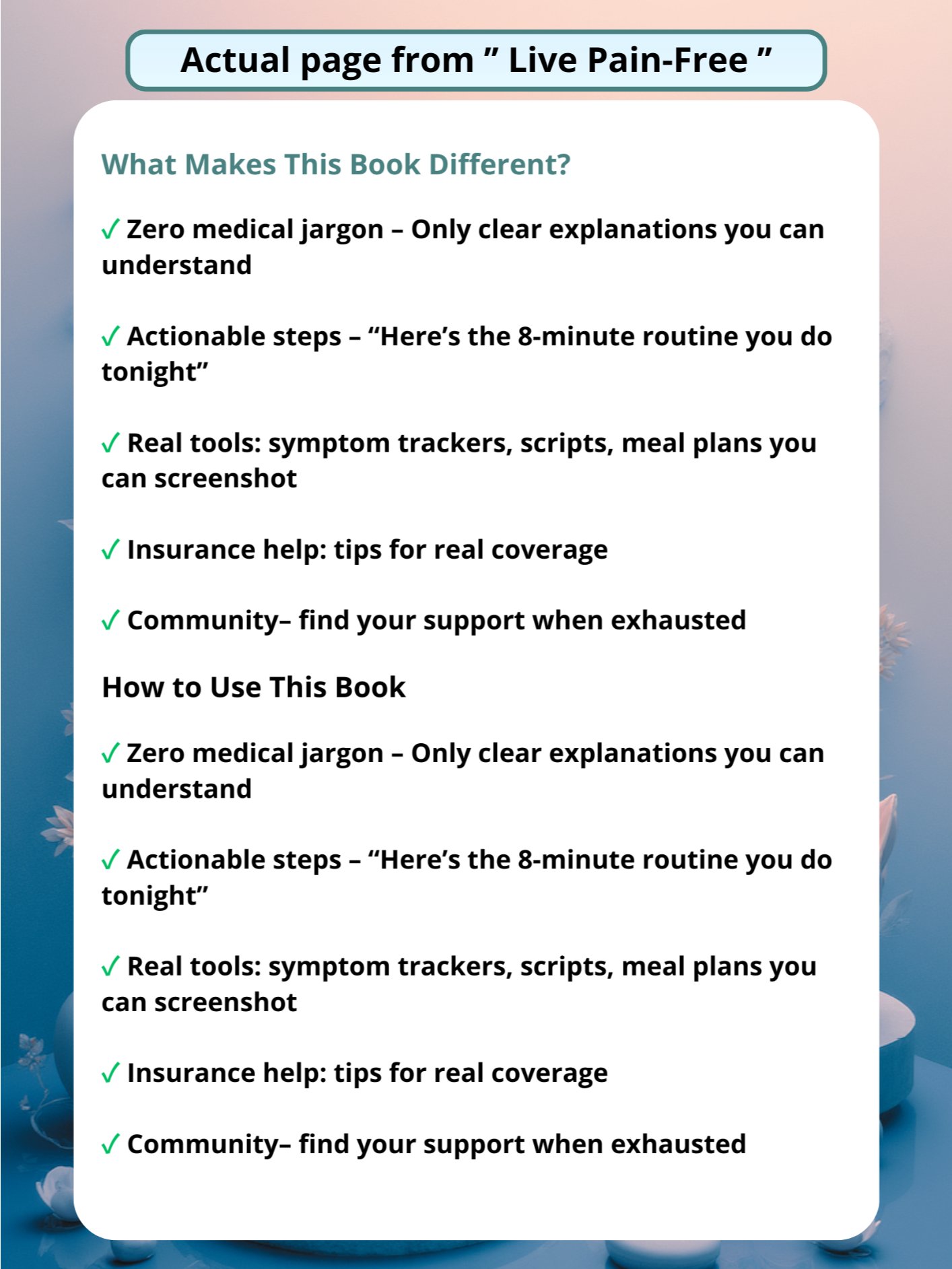 Live Pain-Free: Women’s Solution Guide product image (6)
