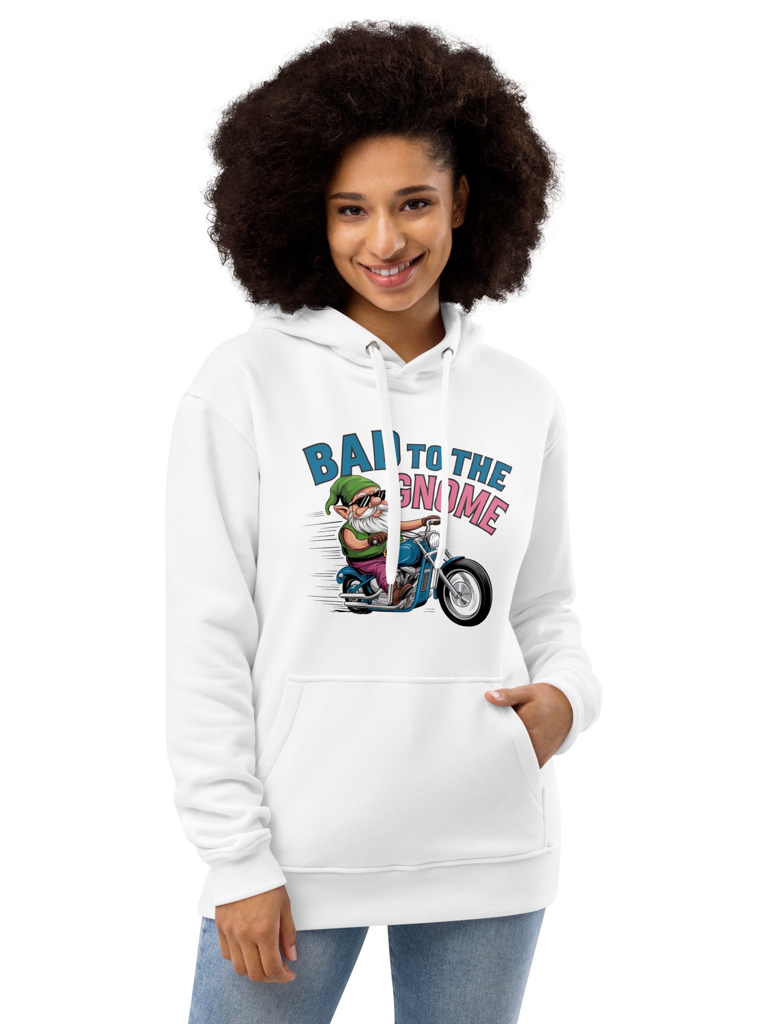 Bad to the Gnome Motorcycle Hoodie product image (9)