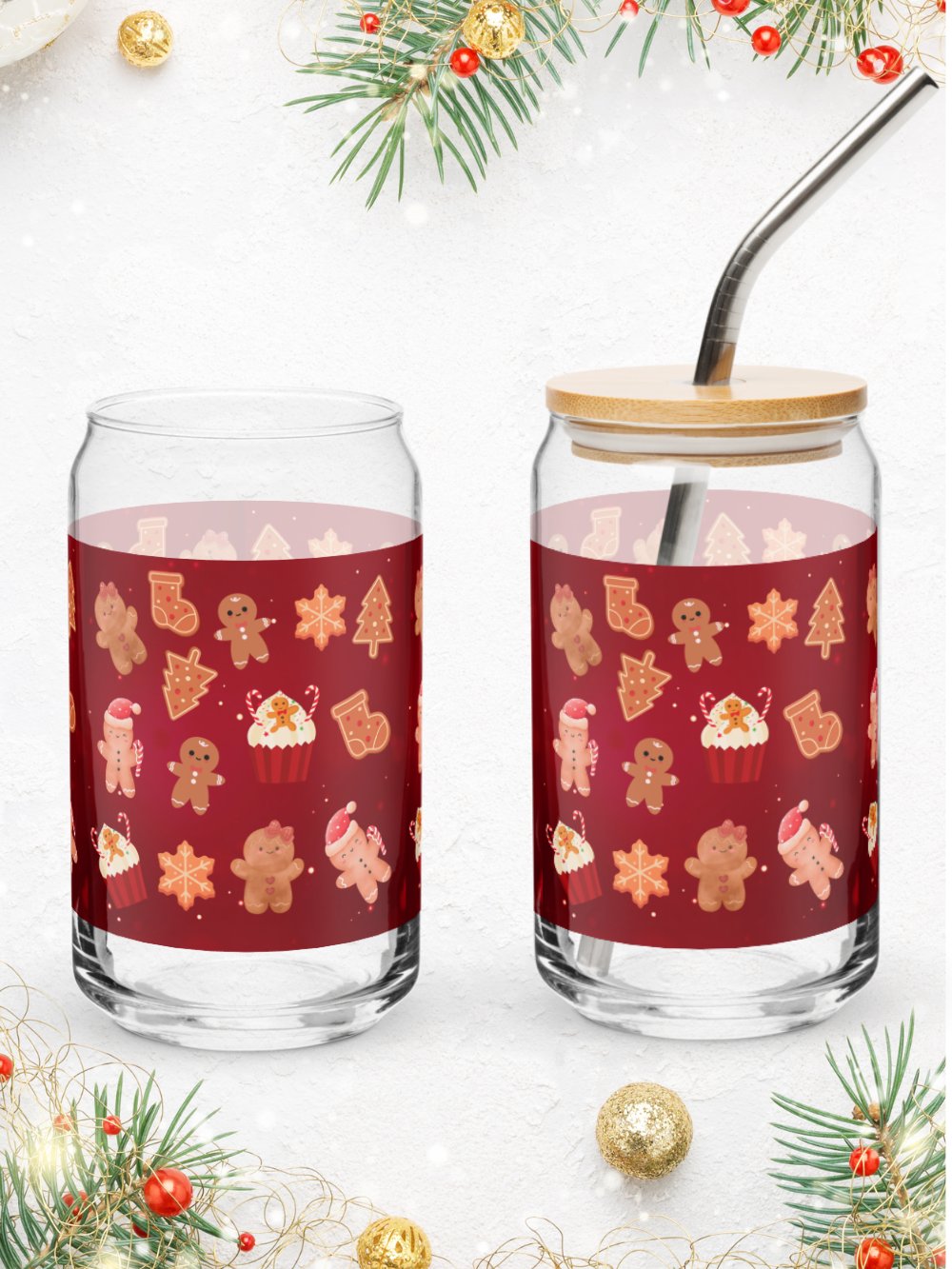 Gingerbread Cookies Glass Set product image (1)