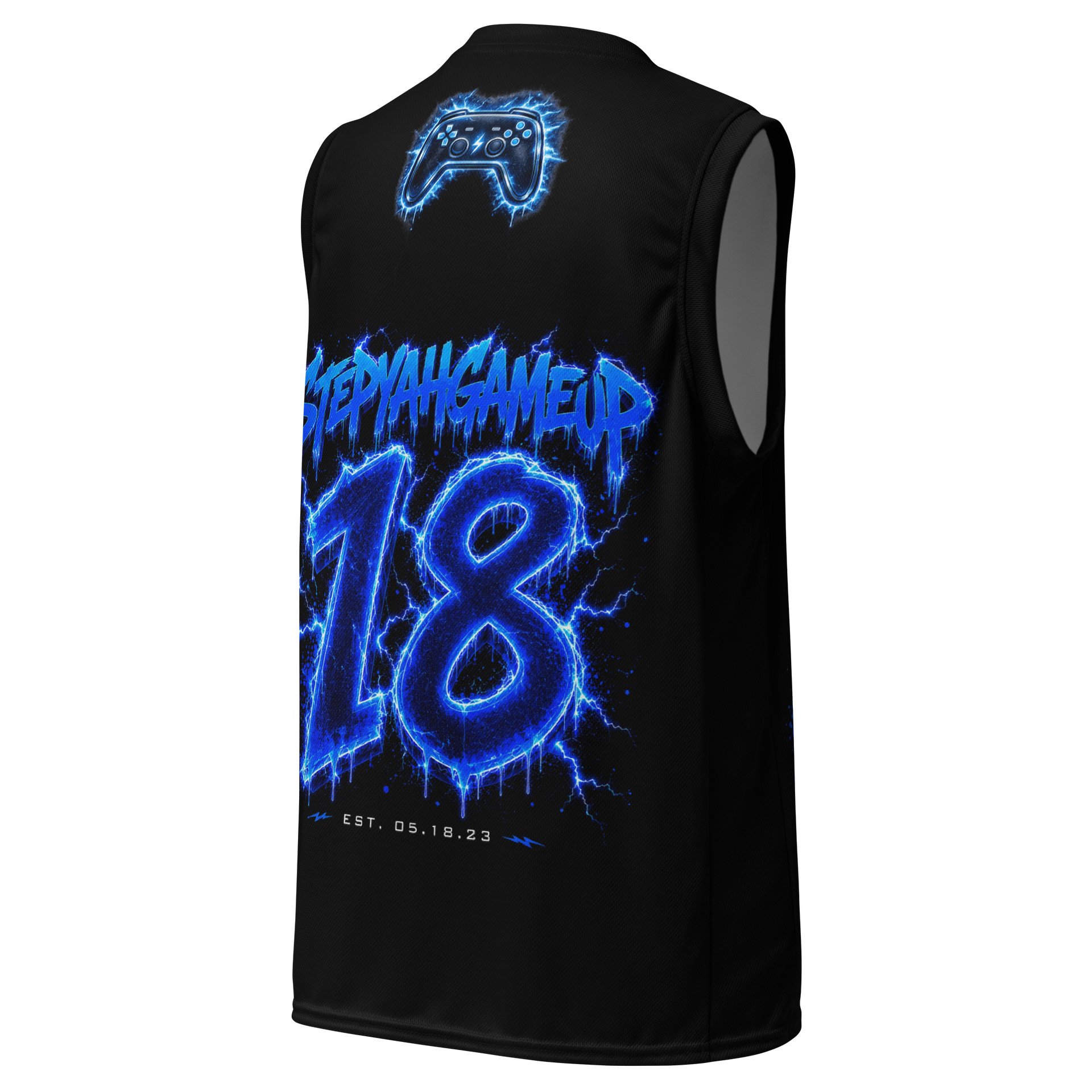 StepYahGameUp — Basketball Dunk | Unisex Jersey product image (3)