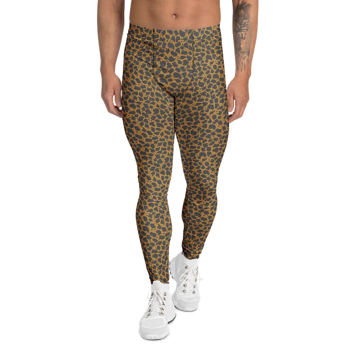 Retro Leopard Print Men's Leggings for Active Wear product image (1)