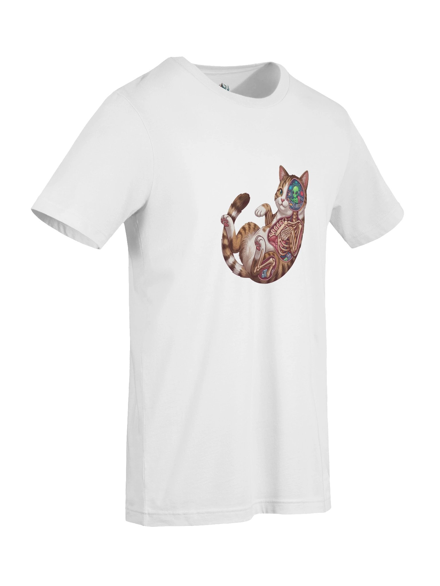 Alien Cat Graphic T-Shirt | Funny Sci-Fi Cat Shirt | Soft Nerdy Tee for Cat Lovers product image (37)
