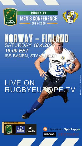 @finlandrugbyxv take on @rugbyguttene today at 15:00 Finnish time in Stavanger. Live on @rugby_europe TV! The crucial match w...