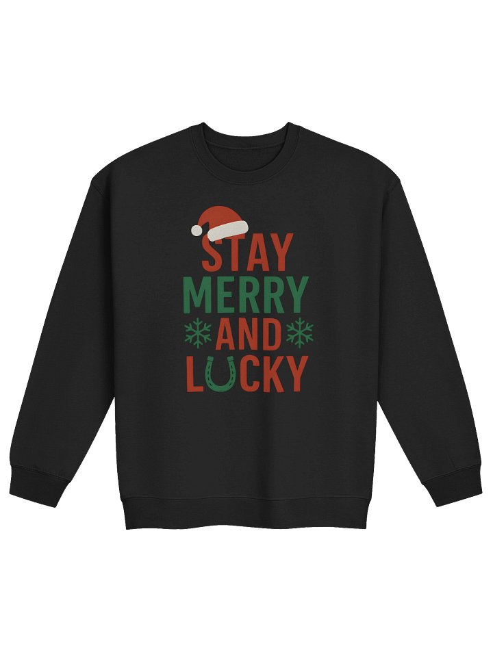 The Stay Merry and Lucky Sweatshirt (wholesale) product image (1)