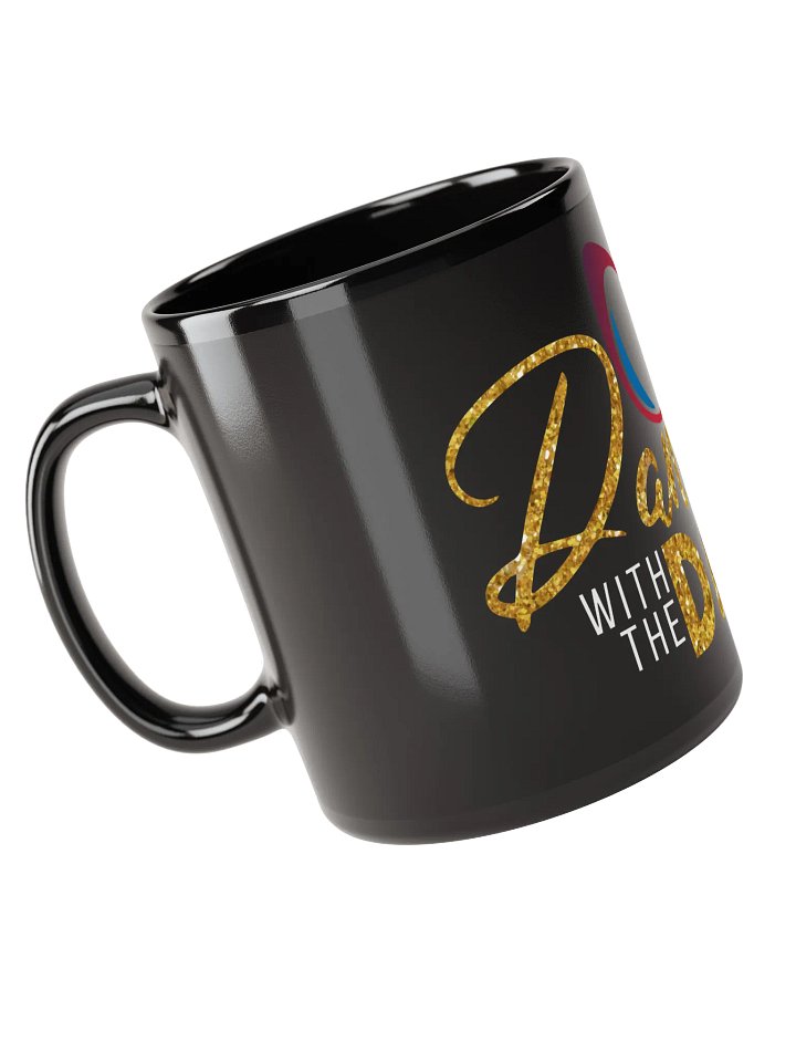 'Dana with the Data' Black Glossy Mug product image (2)