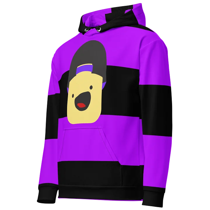 KuttyPlayz Striped Avatar Hoodie (Middle Face) product image (2)