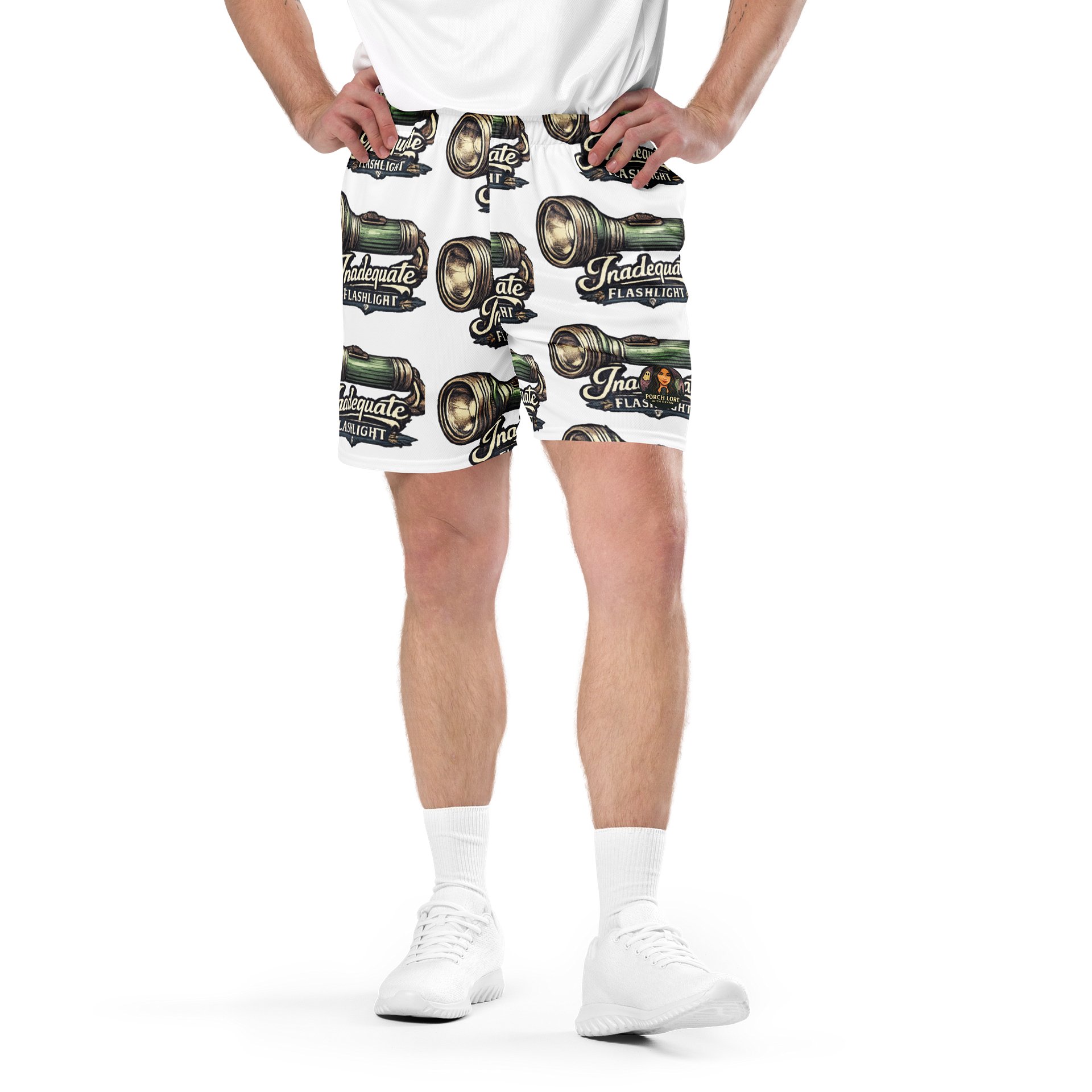 INADEQUATE FLASHLIGHT UNISEX SHORTS product image (1)