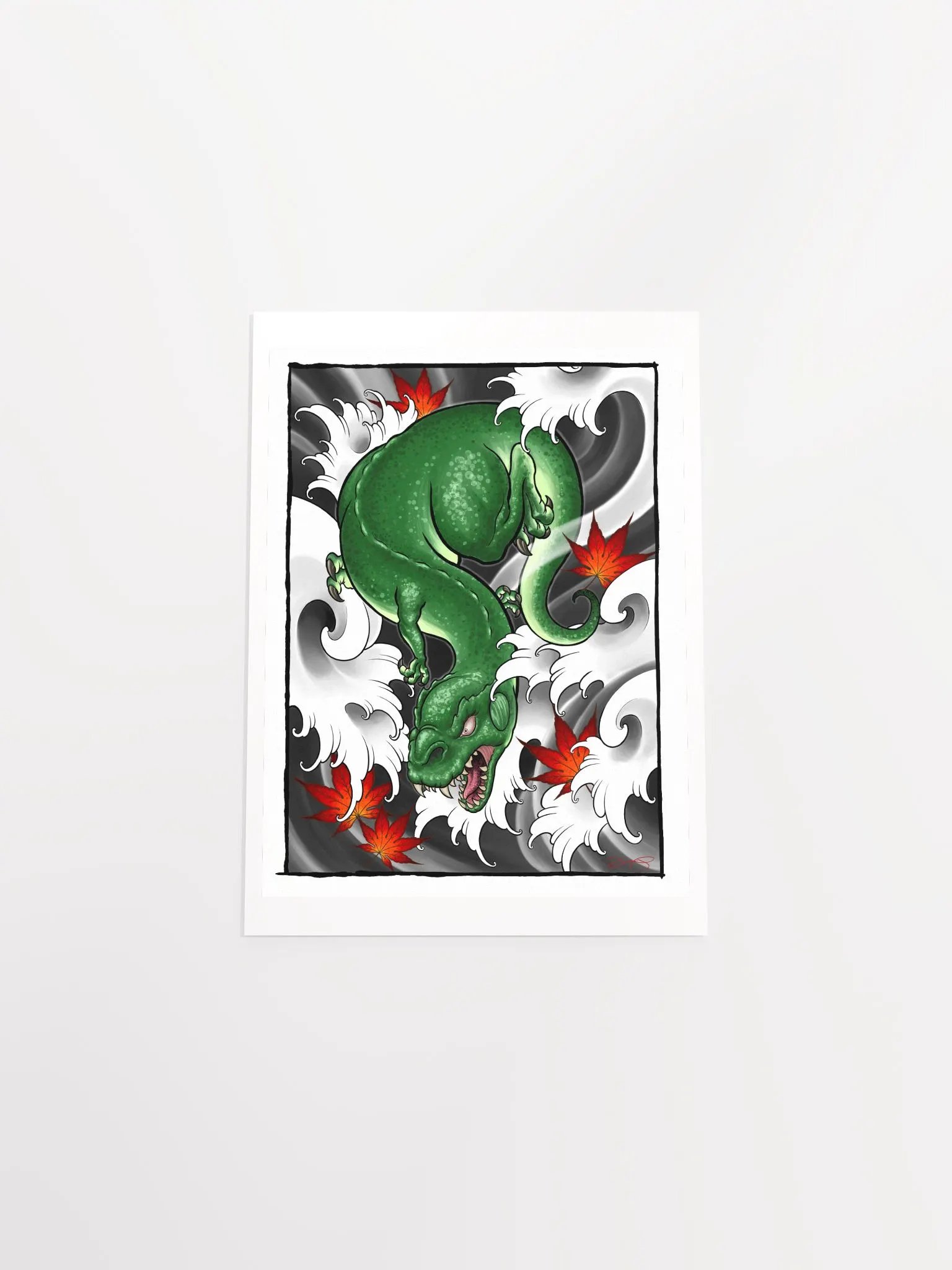 Velociraptor Waves Print product image (31)