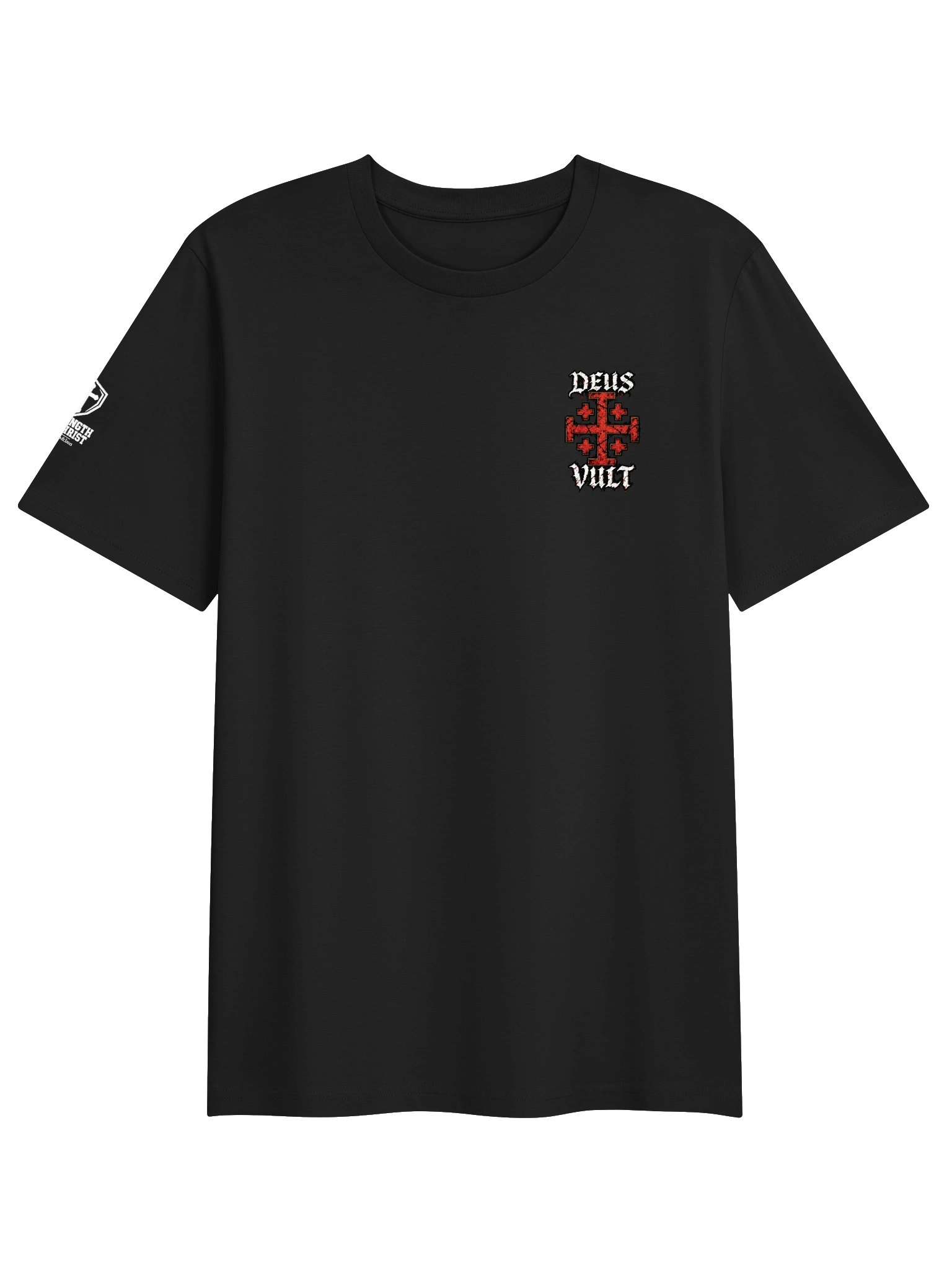 DEUS VULT Gothic Cross T-Shirt product image (7)