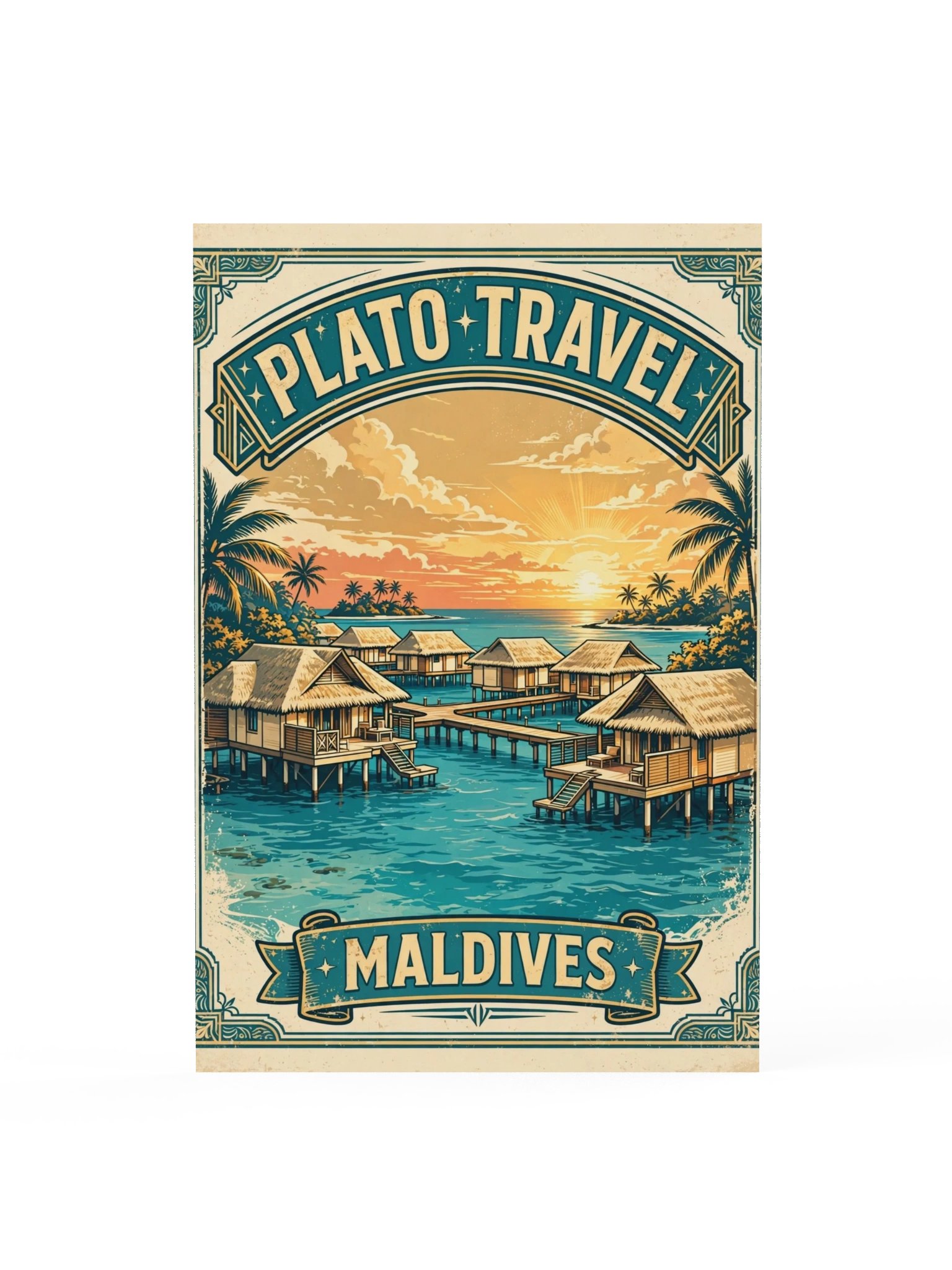 Maldives Poster Art Print product image (1)