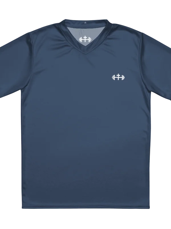 His House Mens Performance V-Neck T-Shirt - Merlot product image (4)