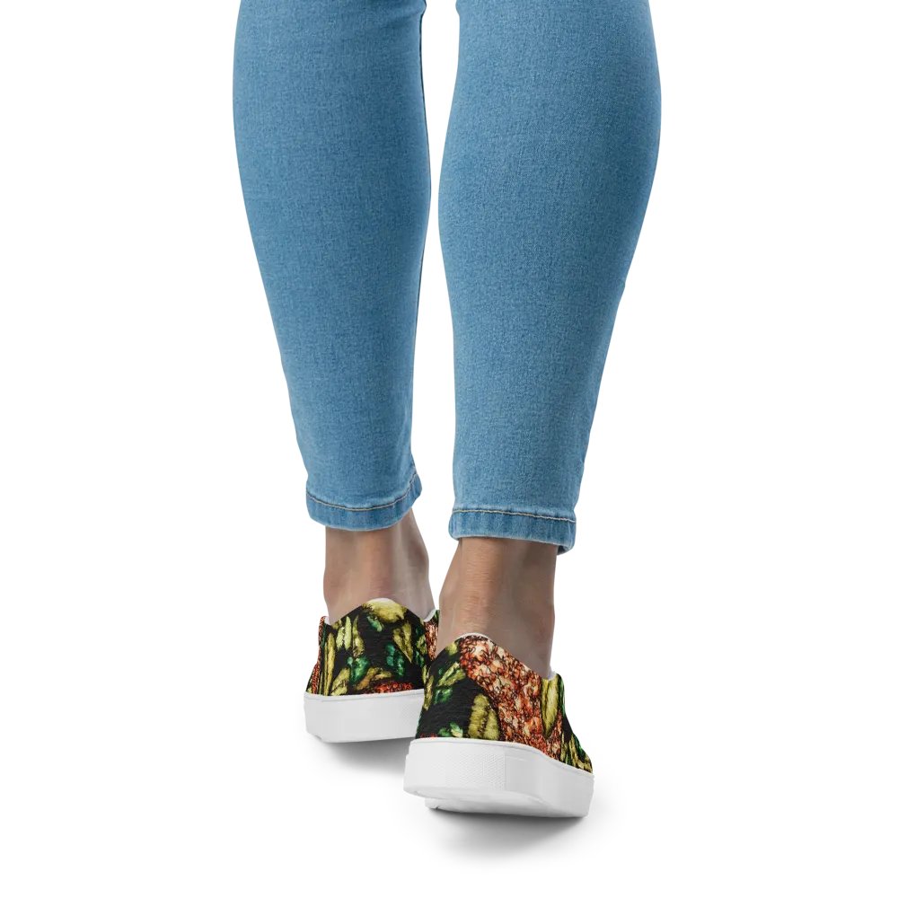 HYDRANGEAS V women's slip-on canvas shoes product image (5)