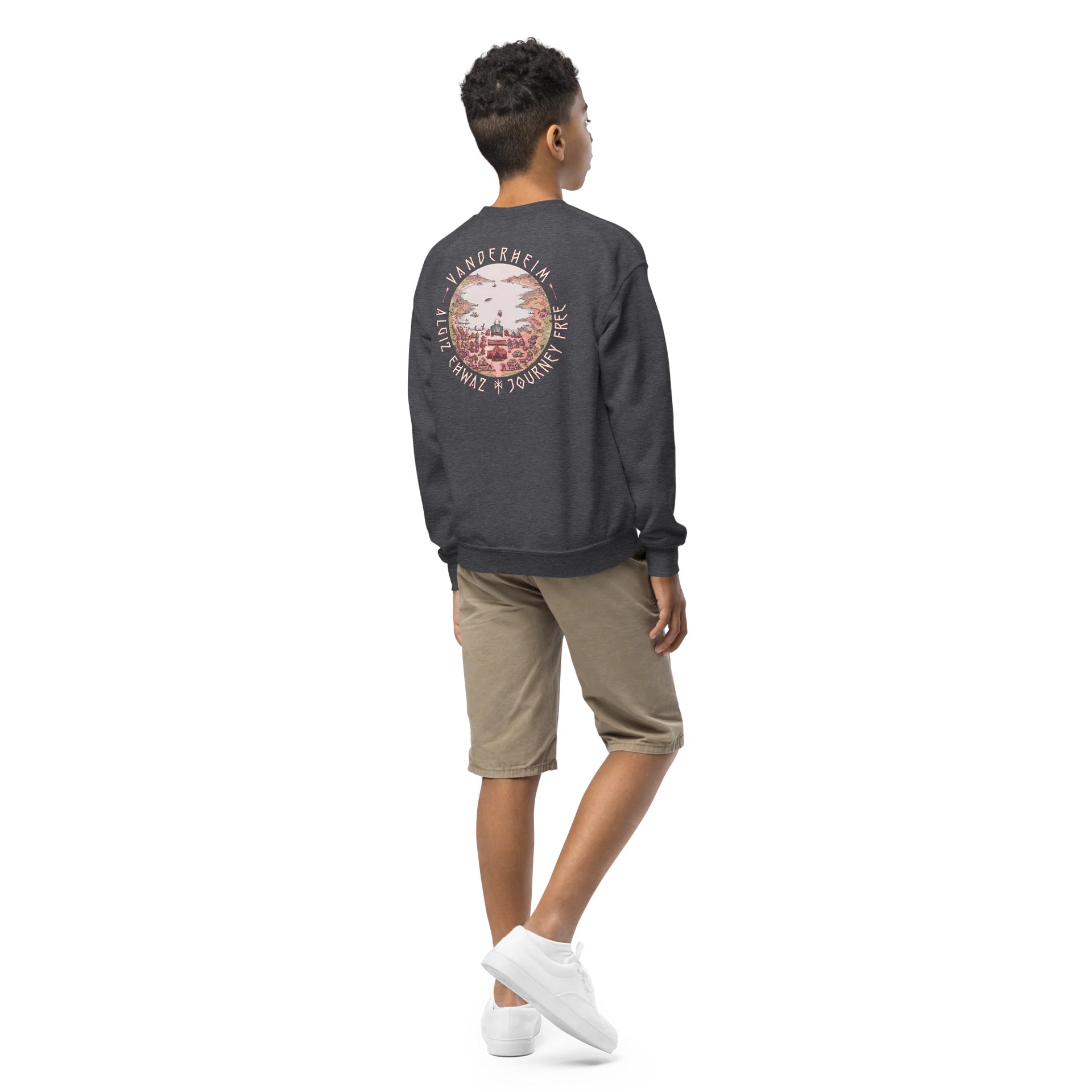 YOUTH VINTAGE DOUBLE PRINT SWEATSHIRT product image (6)