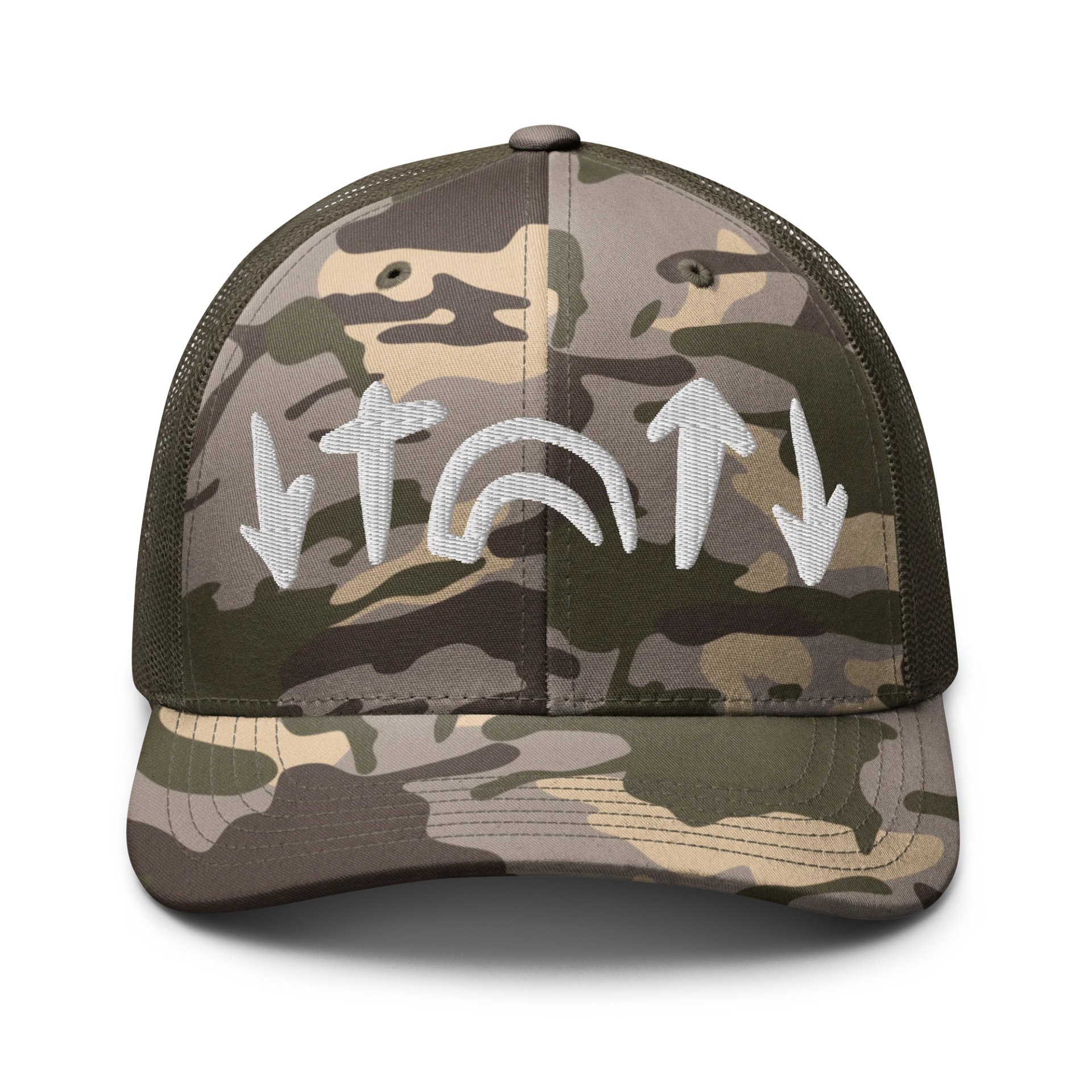 He Came. He Died. He Arose. He's Coming Back Christian Camo Hat product image (1)