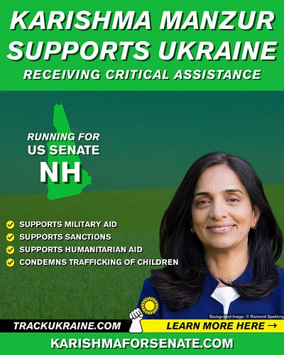 Karishma Manzur is running in New Hampshire's Democratic Senate primary.

✅Supports military aid
✅Supports sanctions
✅Support...