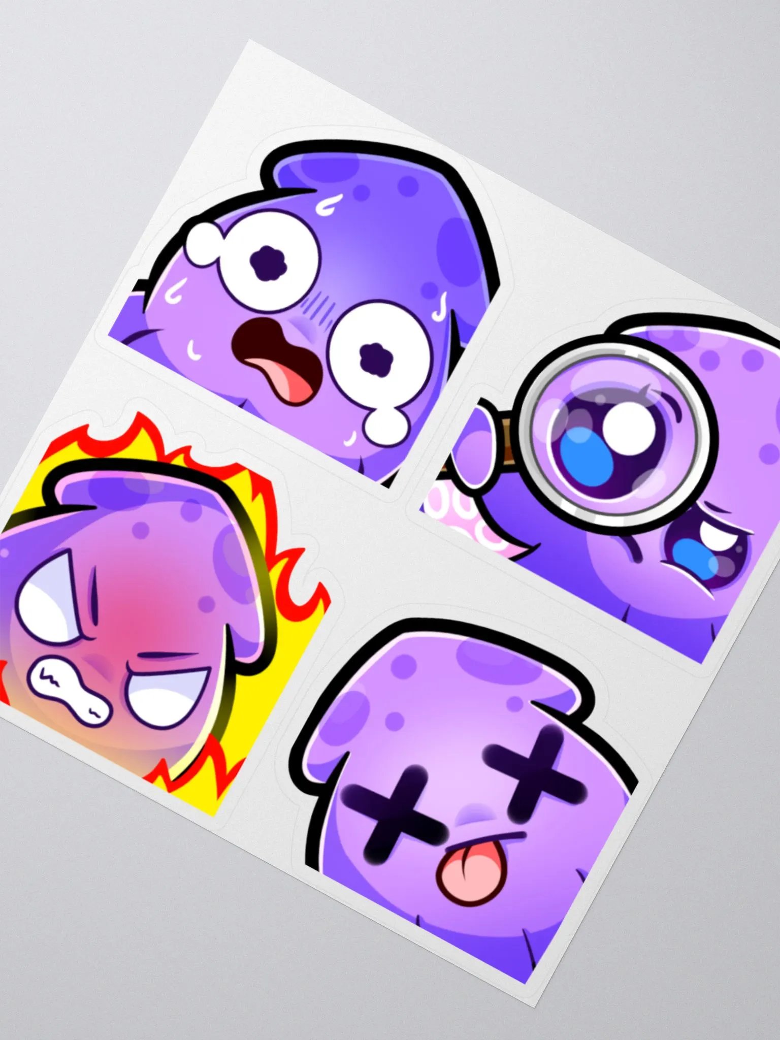 Squid Emote Sticker Set [2] product image (2)
