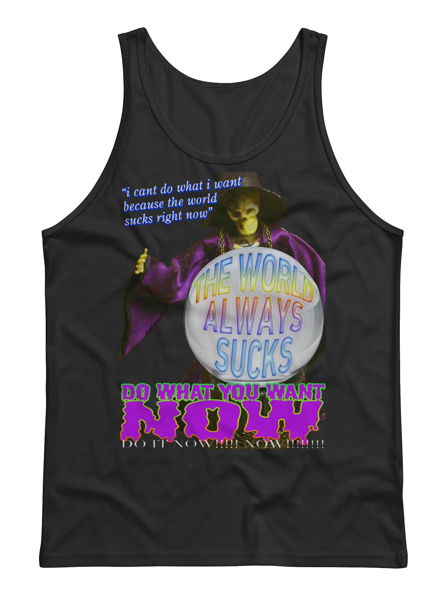 THE WORLD ALWAYS SUCKS "TANK TOP" product image (2)