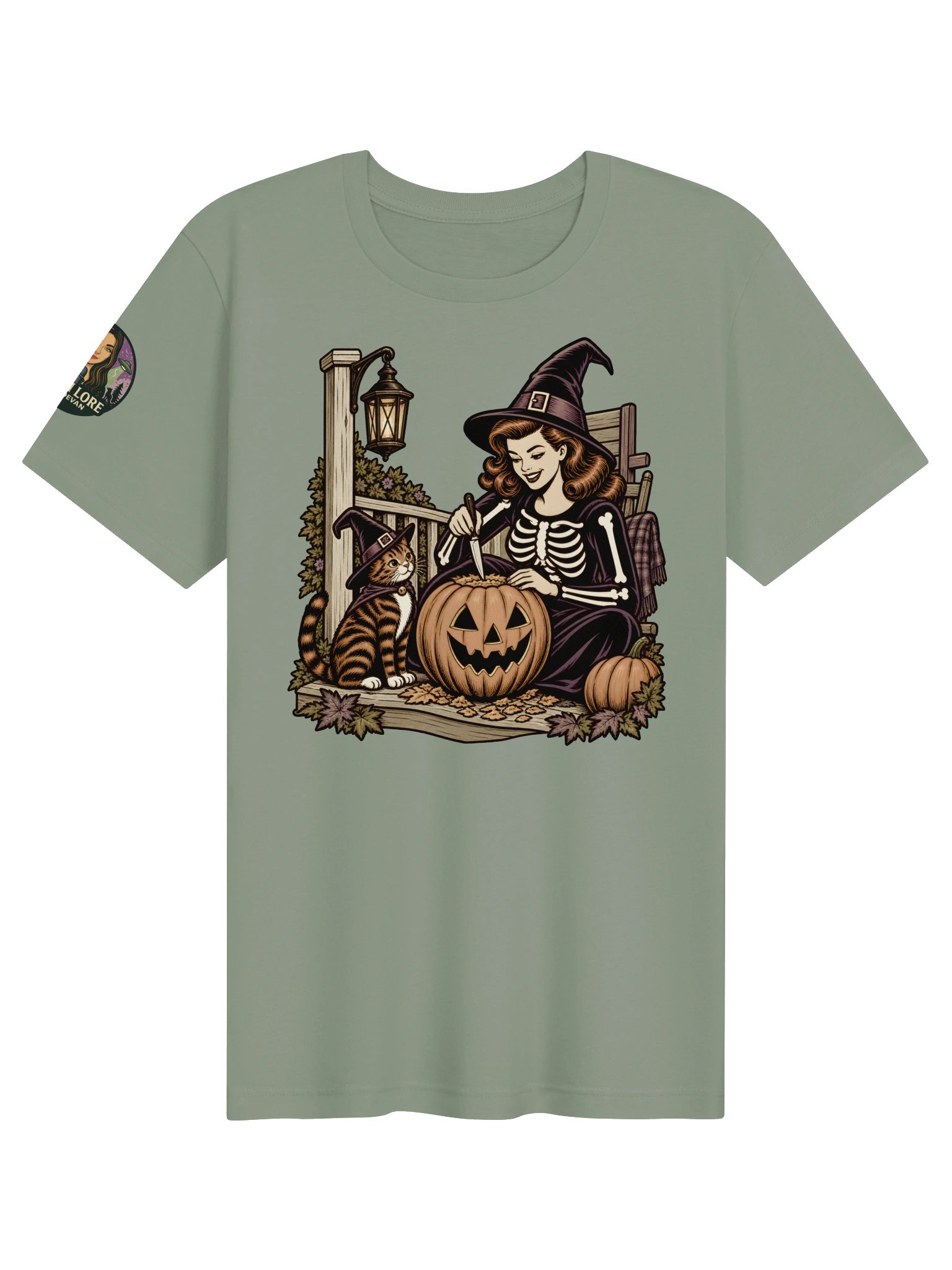 LIMITED EDITION-HALLOWEEN: CARVING WITH KITTY SOFT T-SHIRT product image (100)