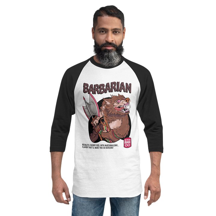 The Fruitarian BARBARIAN raglan product image (2)