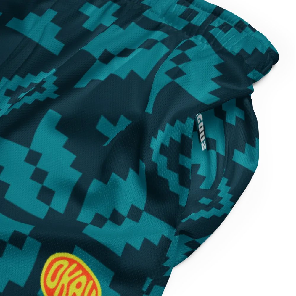 All-Over Print Recycled Unisex Mesh Shorts product image (8)