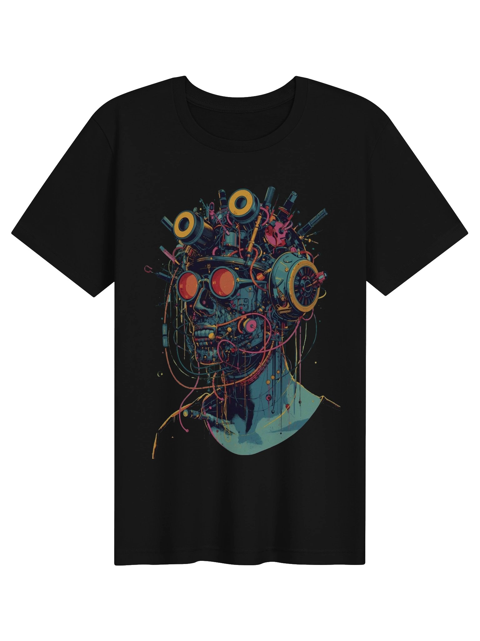 Futuristic Wired Nerd Lightweight T-Shirt product image (1)