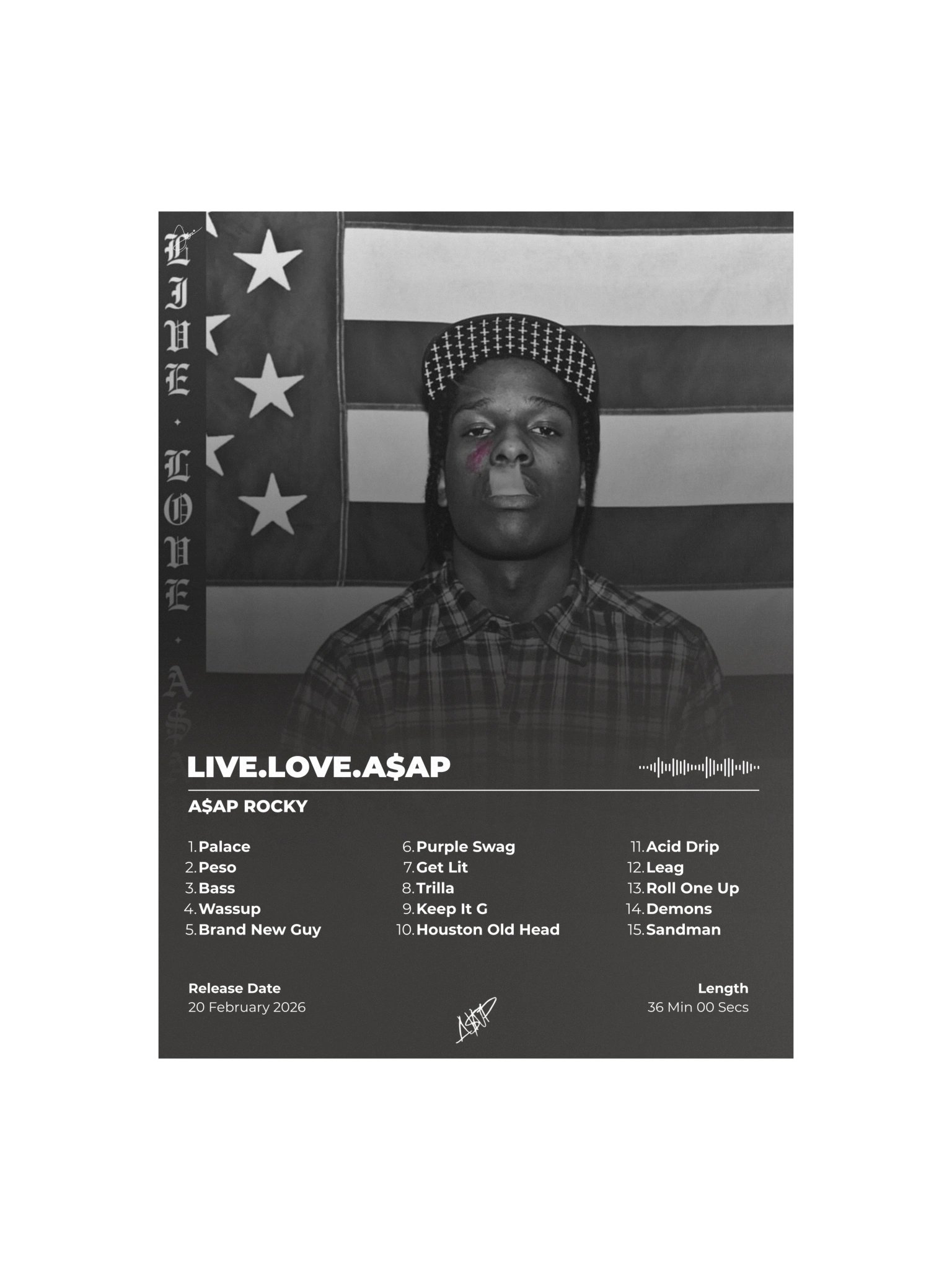 A$AP Rocky LIVE.LOVE.A$AP Poster product image (1)