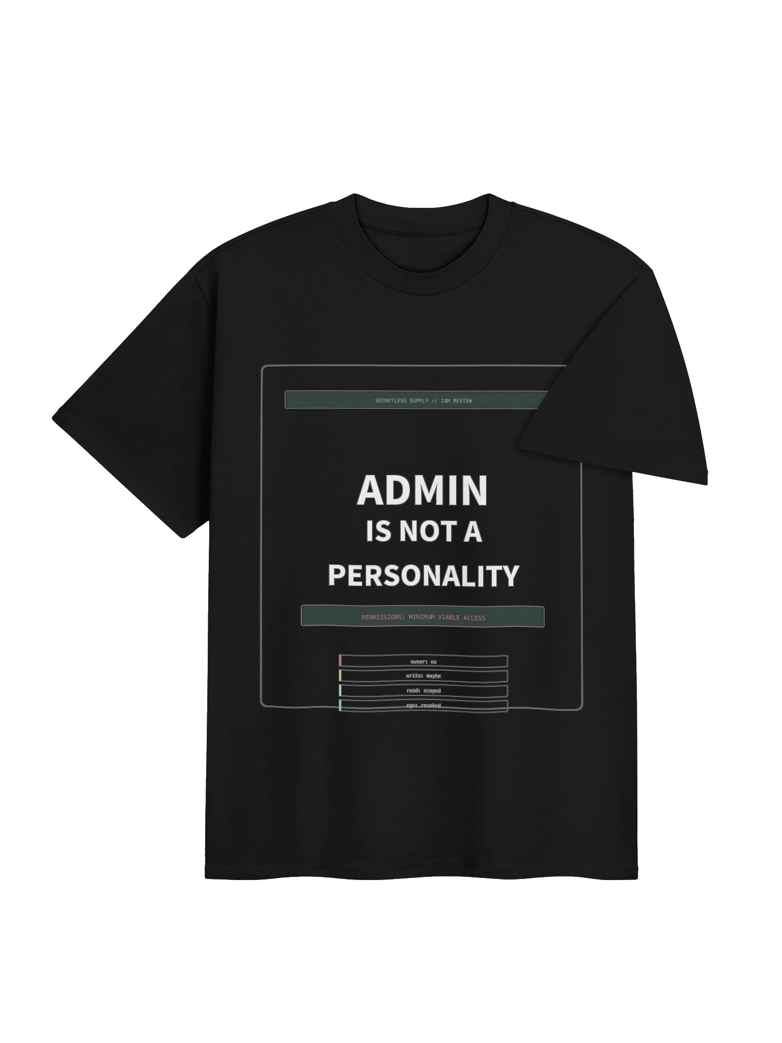 Admin Is Not A Personality Tee product image (4)