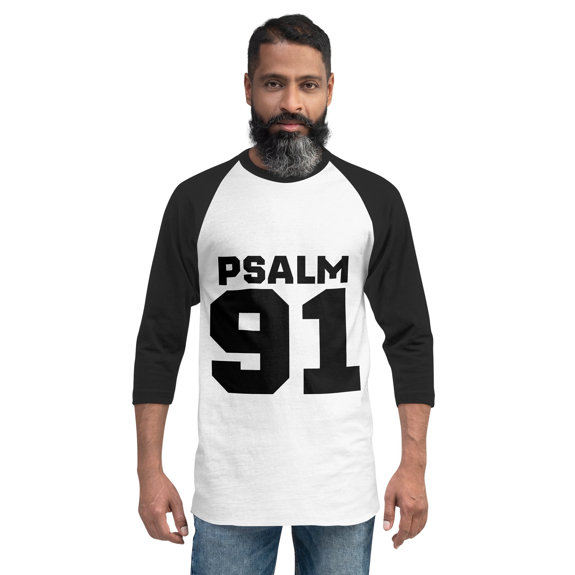 Psalm 91 Raglan Tee product image (1)