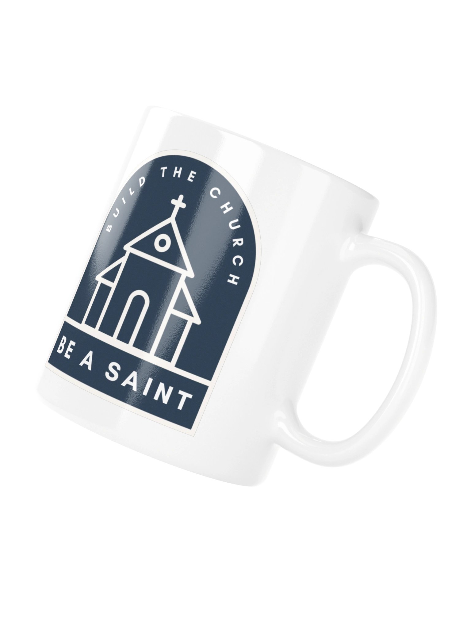 Build the Church, Be a Saint Mug (Blue) product image (11)