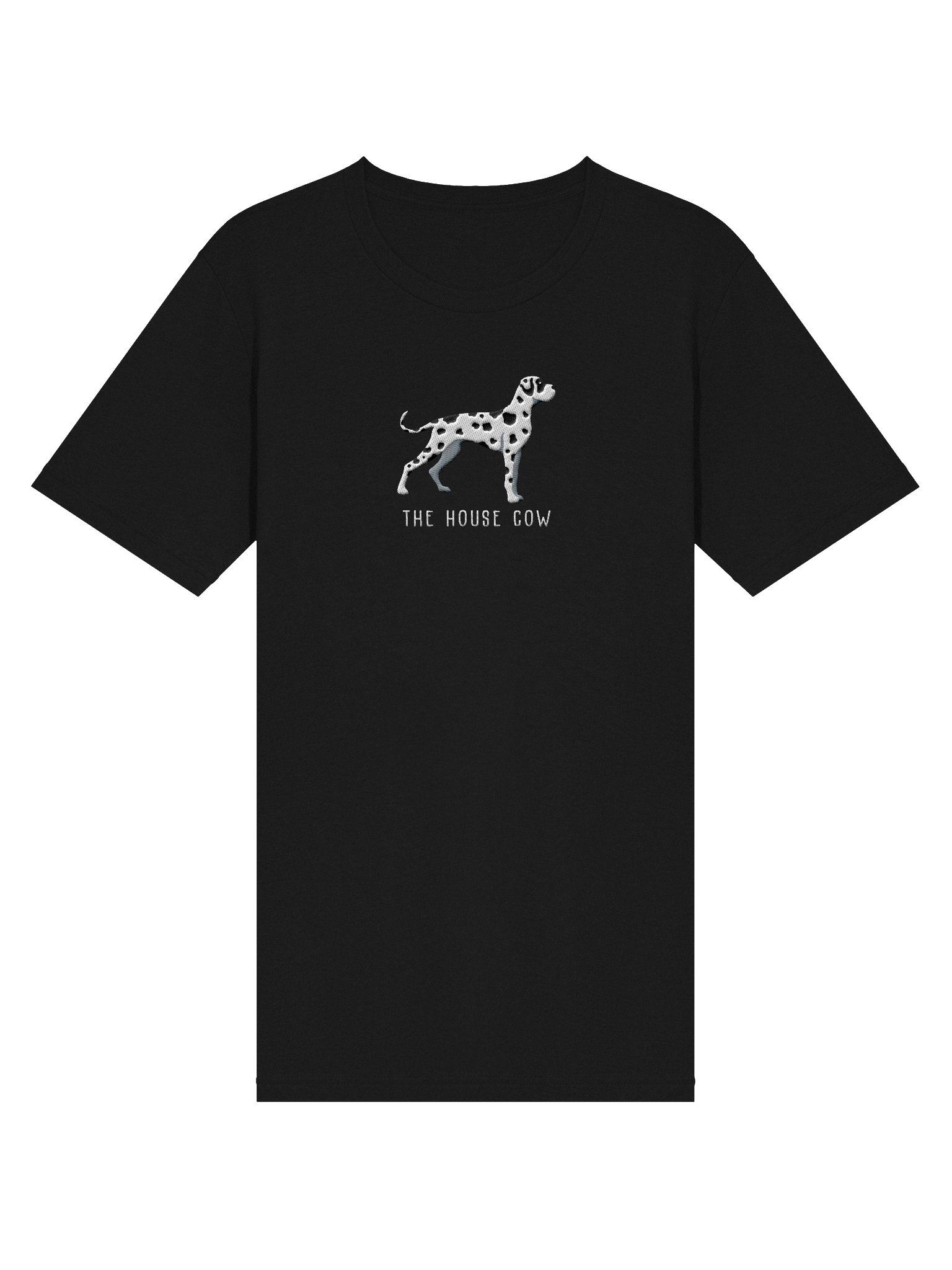 The House Cow T-Shirt(Embroidered) of a Great Dane(Harlequin) product image (14)
