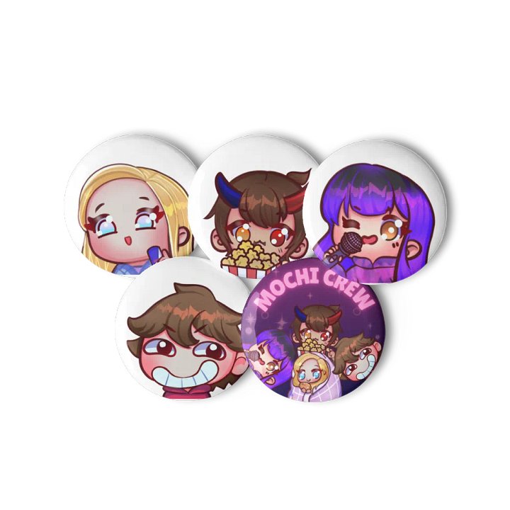 Mochi Buttons! (5pk) product image (2)