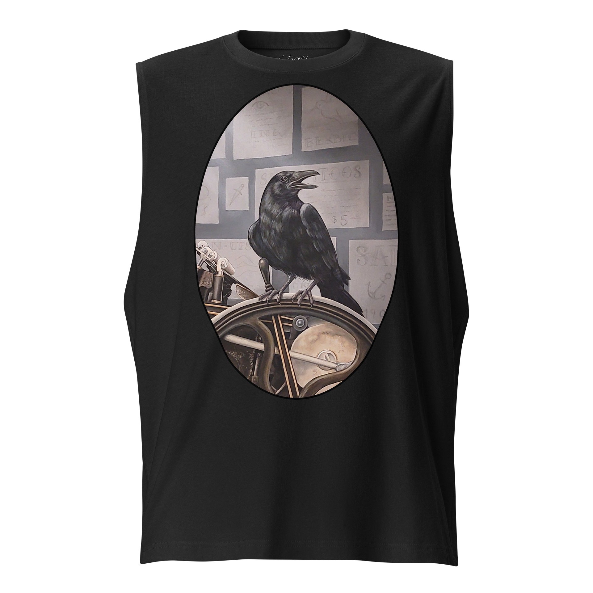 Raven's Letterpress Muscle Tank product image (3)
