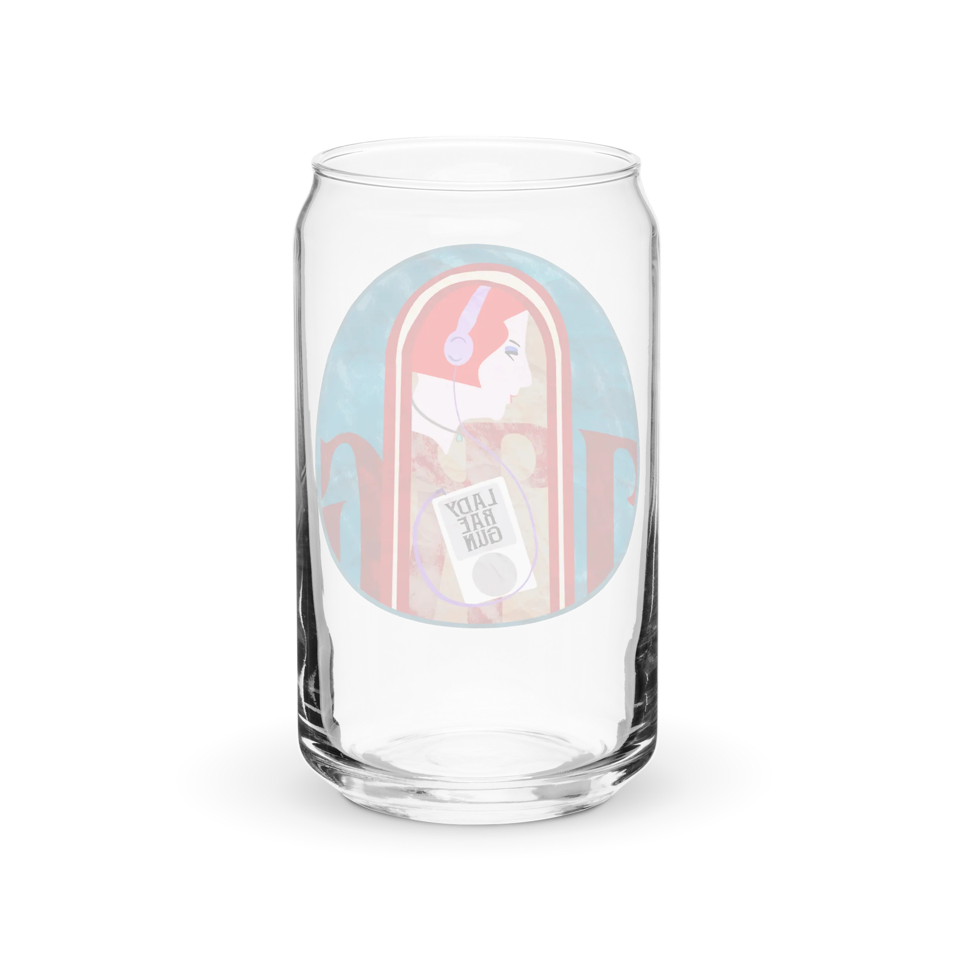 Lady Rae Gun Nouveau Glass Mug product image (6)
