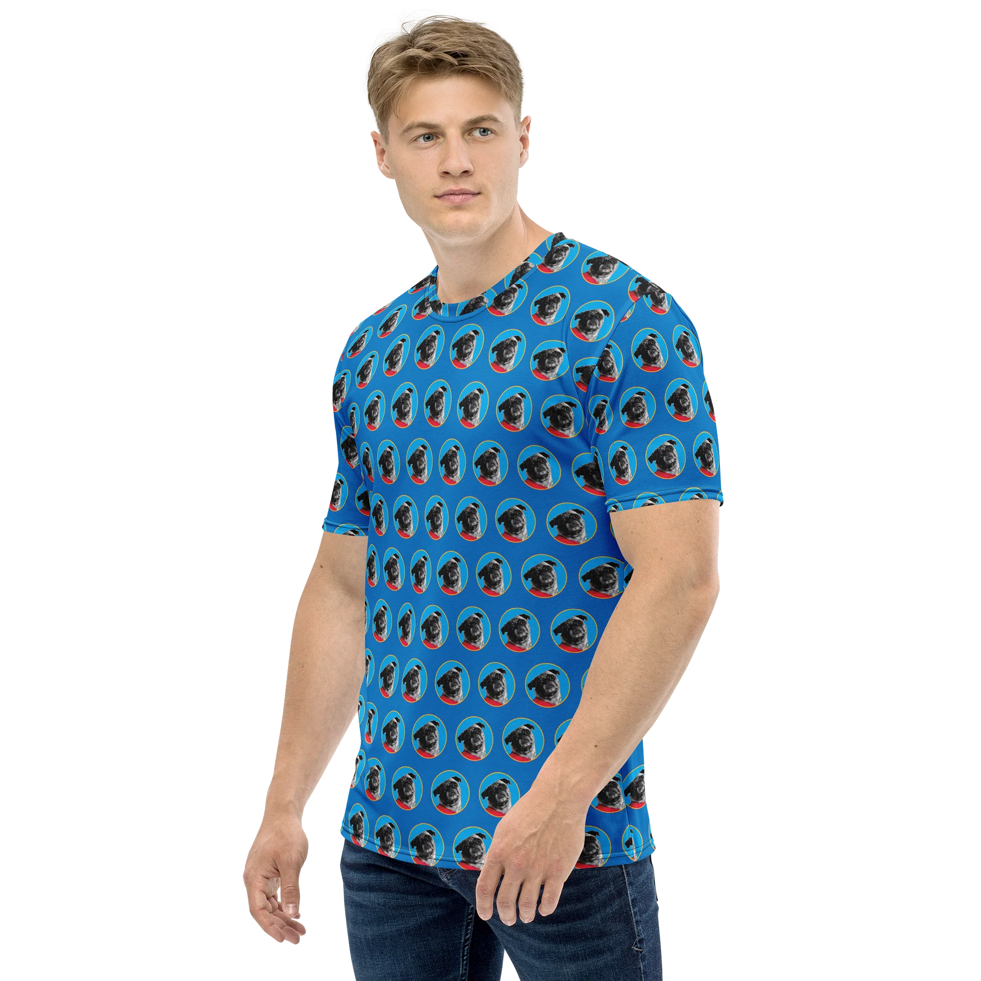 FranSci the Pug Mafia All-Over Print Tee product image (3)