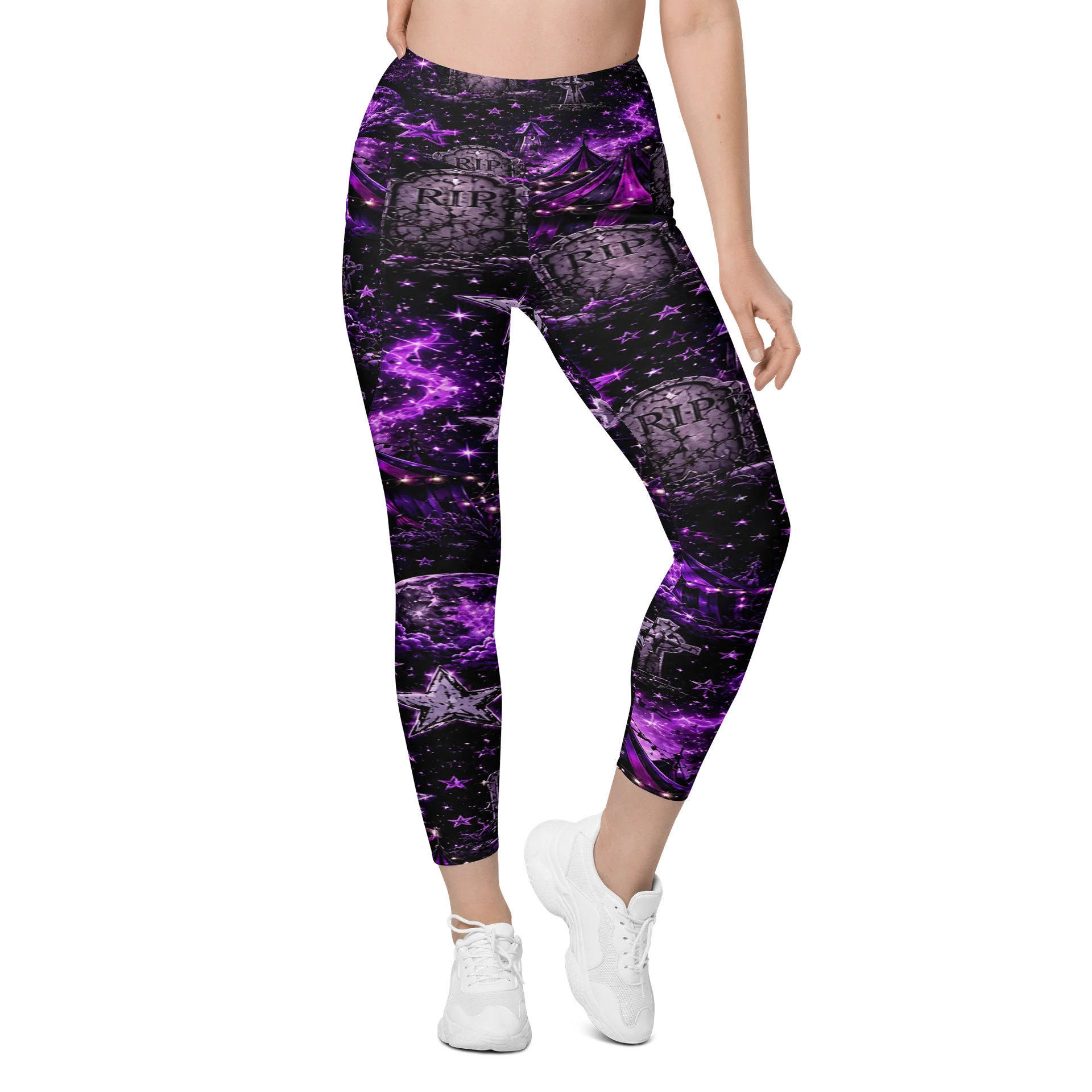 Midnight Carnival of Lost Stars Leggings product image (1)