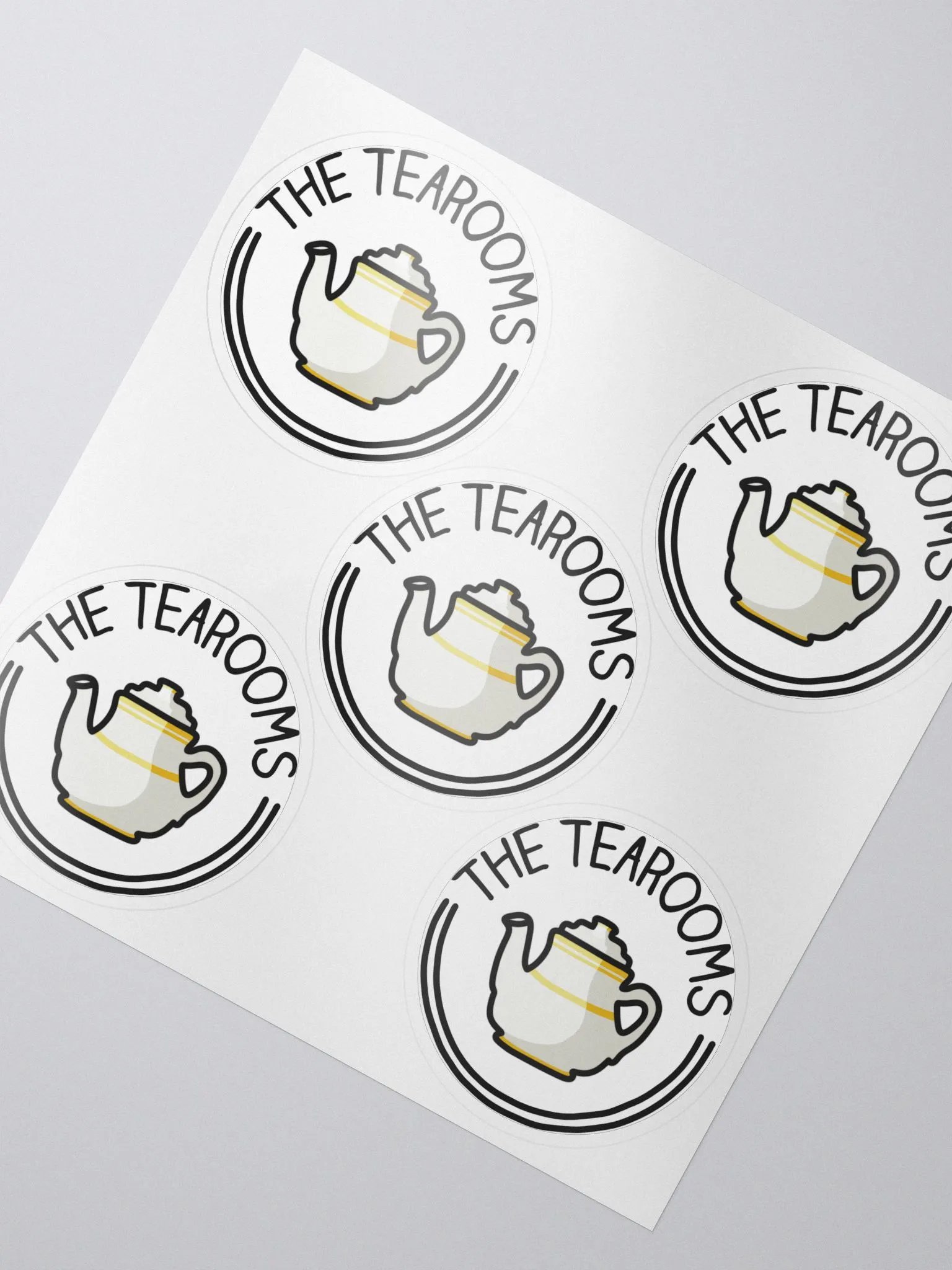 Sticker Sheet - The Tearooms Logo product image (2)