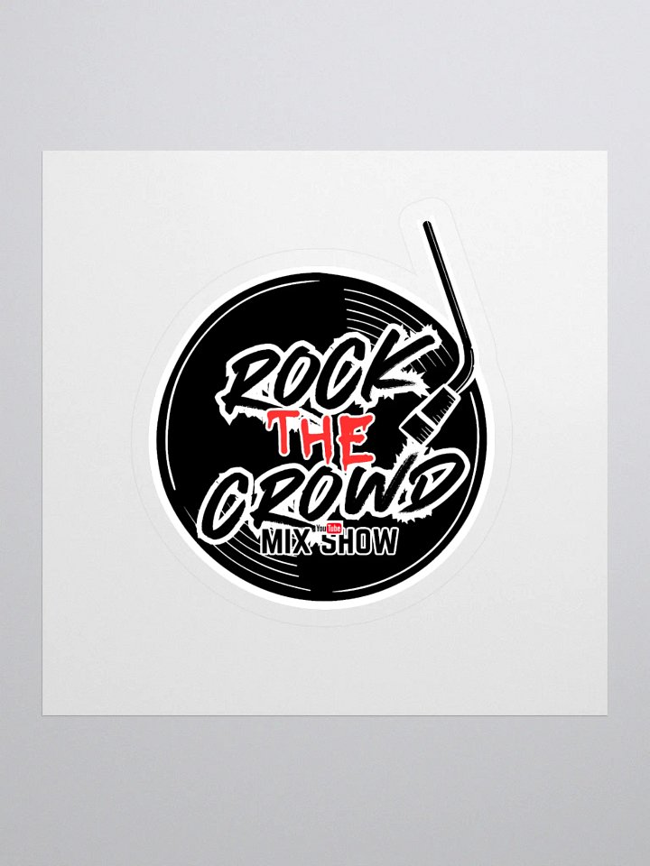 Rock The Crowd Vinyl Logo Sticker product image (1)