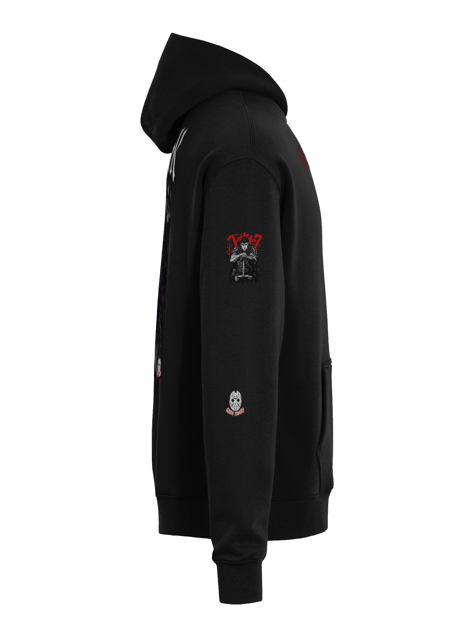 ANIME — GUTZ EDITION - HOODIE #1 -🔥 LIMITED-TIME DROP - Black or White product image (3)