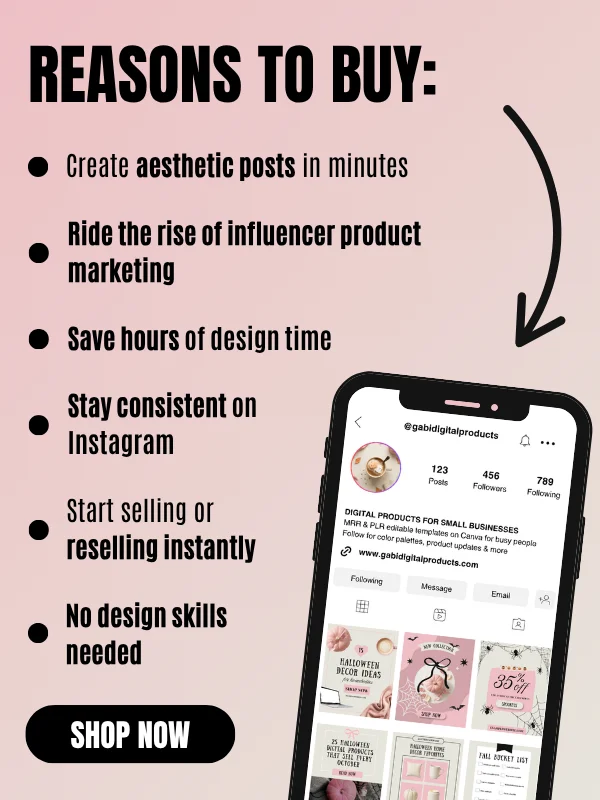 Coquette Halloween Instagram Story Templates product image (8)