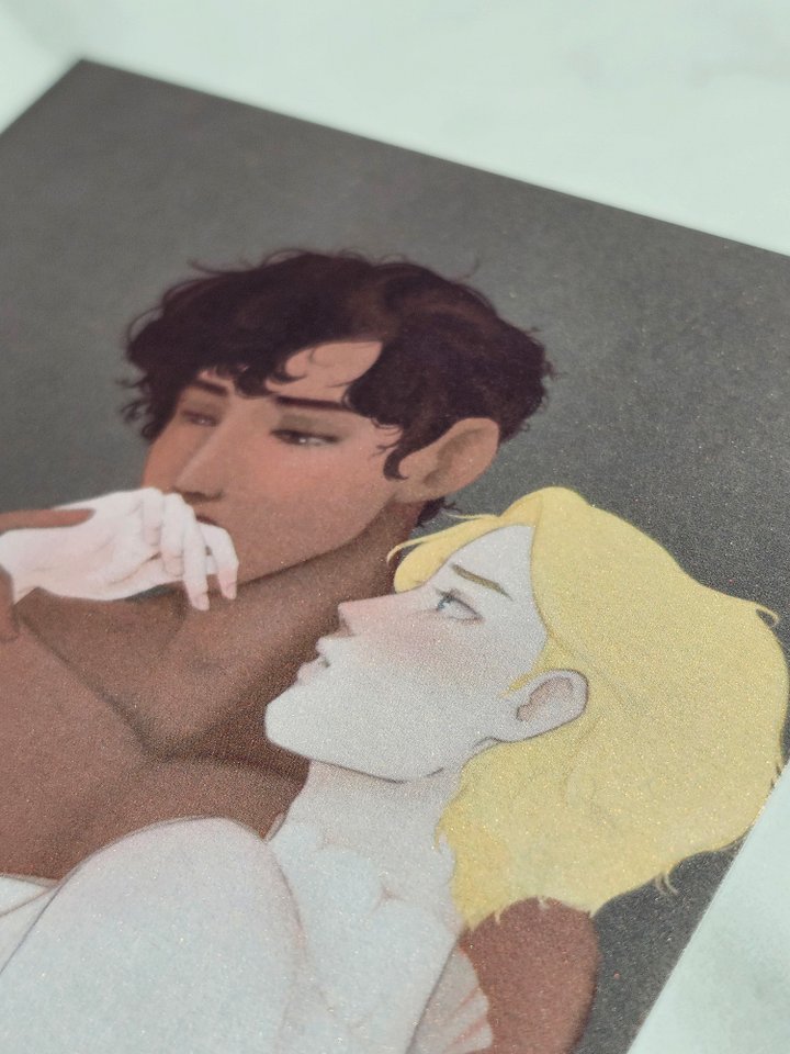 Laurent and Damen: A6 Print product image (2)