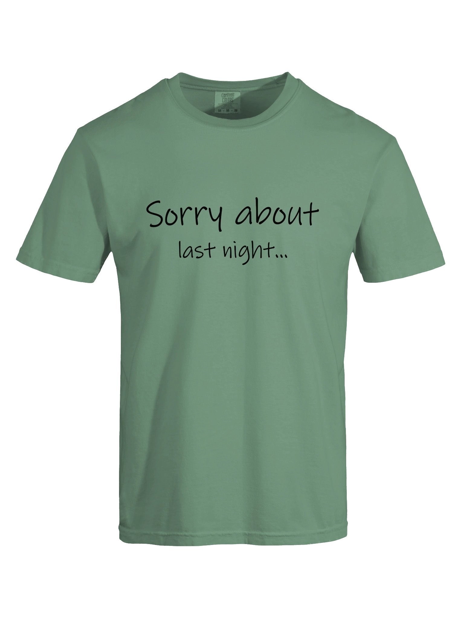Sorry About Last Night Heavyweight Tee product image (67)