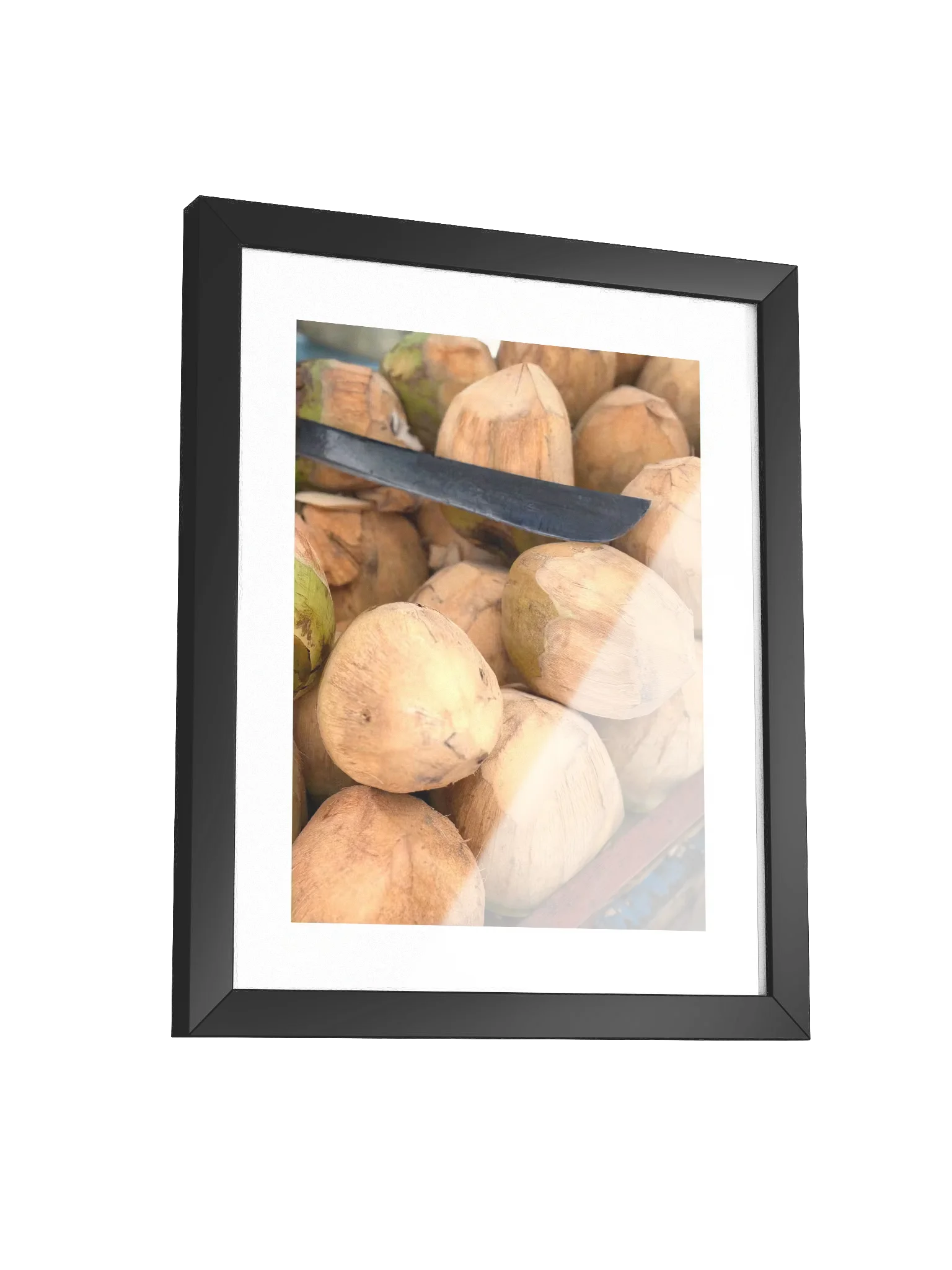 Coconut and Machete Framed Art Print product image (9)