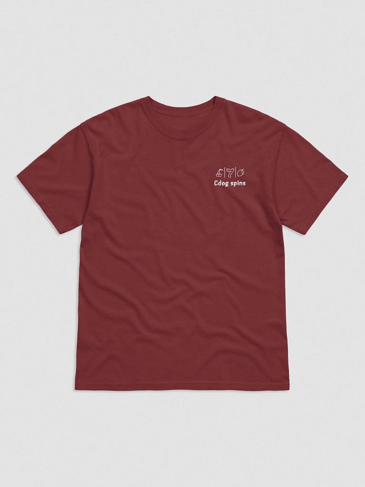 Cdog Spins Embroided SS T-shirt Brick product image (1)
