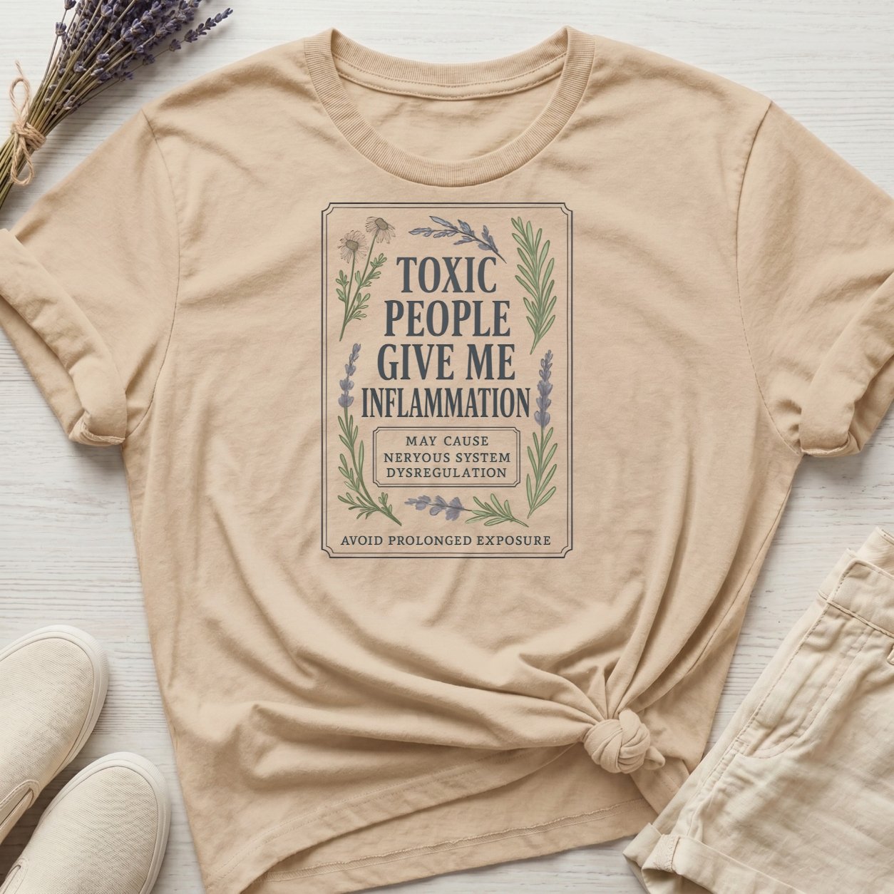 Good Clean Fun: "Toxic People" Organic T-Shirt product image (3)