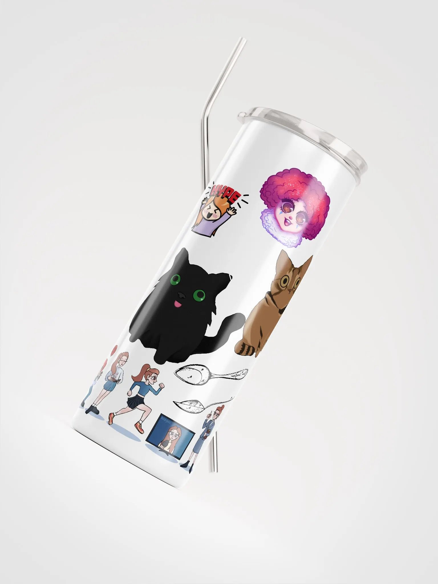 da stickered tumbler product image (5)