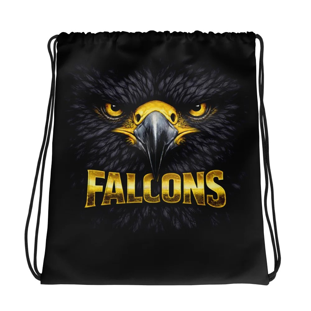 Fierce Falcon Drawstring Bag product image (2)